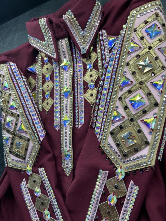 Radiant Rodeo Rhinestone Western Show Shirt - Image 2